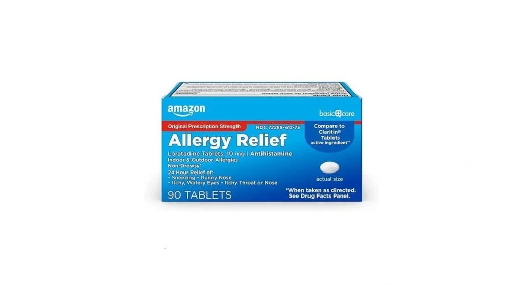 Amazon coupon: Amazon Basic Care Allergy Relief Loratad