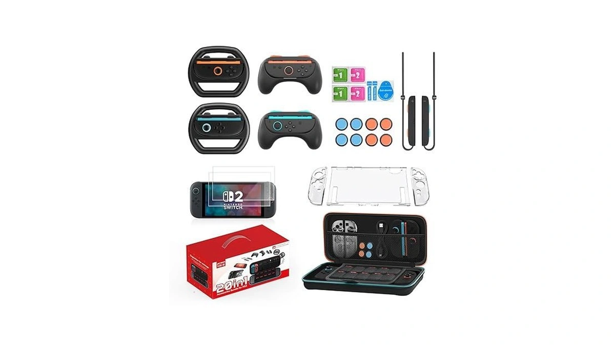 Amazon code: Jcmo 20 In 1 Switch 2 Accessories Bundle