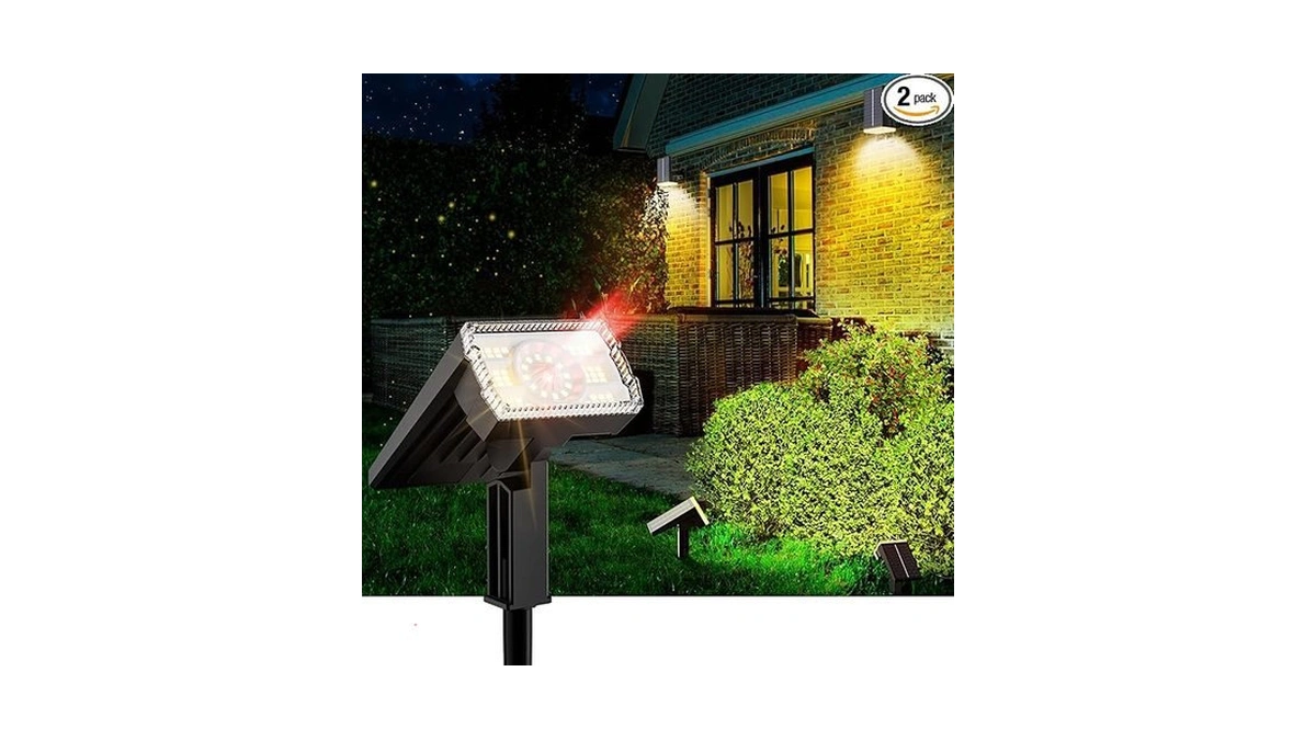 Amazon code: Bitpott Solar Spot Lights Outdoor Waterp