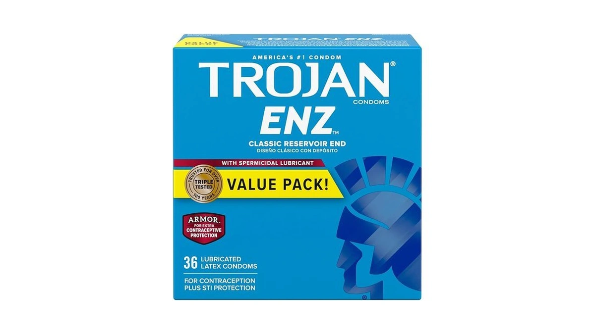 Amazon coupon: Trojan Enz Armor Spermicidal Lubricated