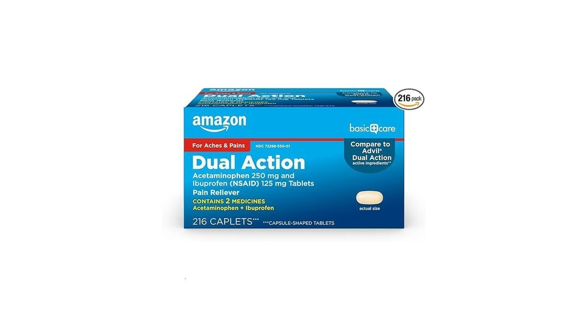Amazon coupon: Amazon Basic Care Dual Action Acetaminop