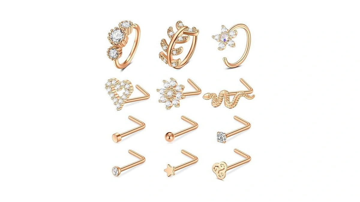 Amazon coupon: Tokring 18g Nose Rings Hoops Nose Rings
