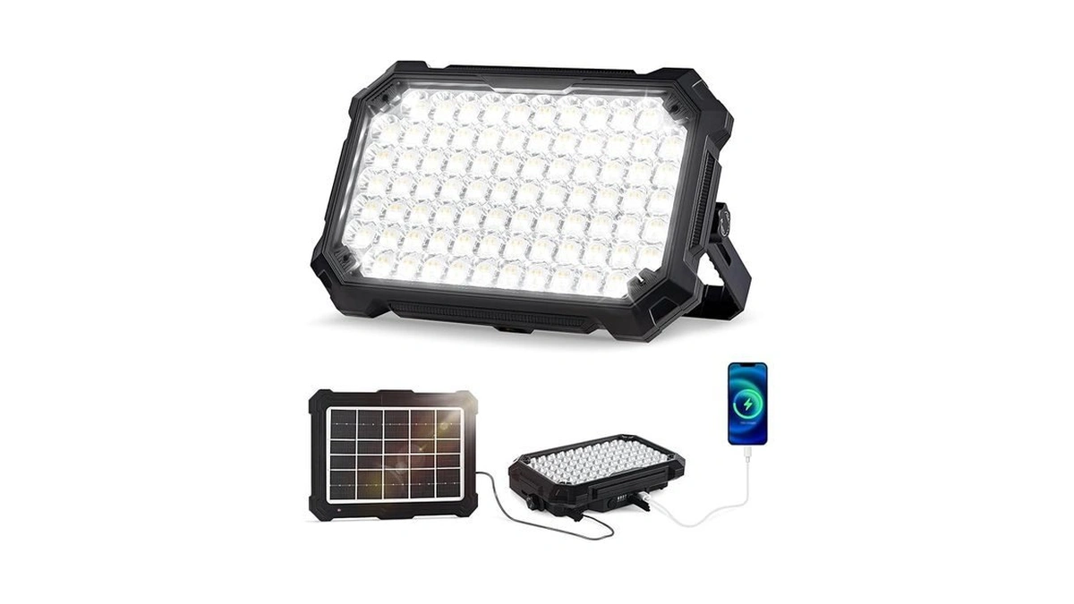 Amazon code: 300w Led Solar Work Light Rechargeable 8