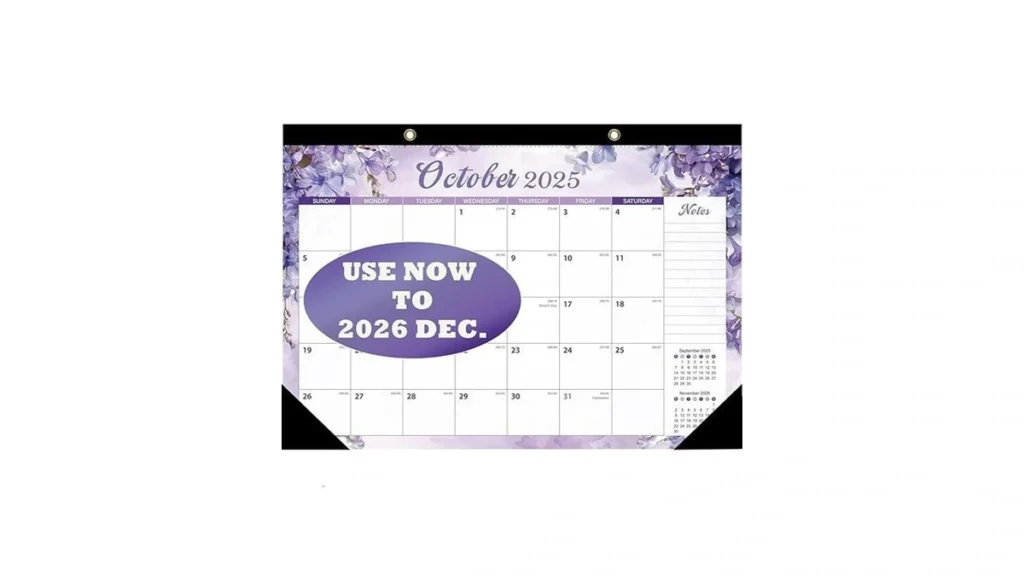 Amazon code: Ztx Desk Calendar 2026 Calendar Wall Cal