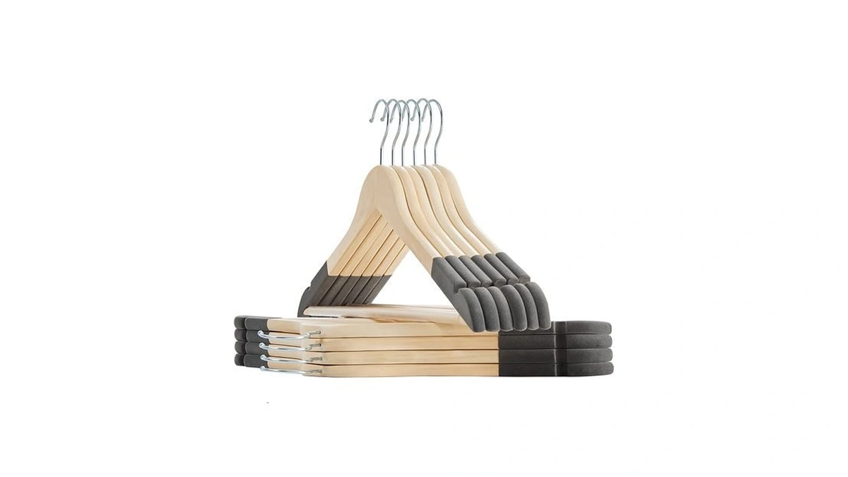 Amazon code: Techmilly Solid Natural Wooden Coat Hang