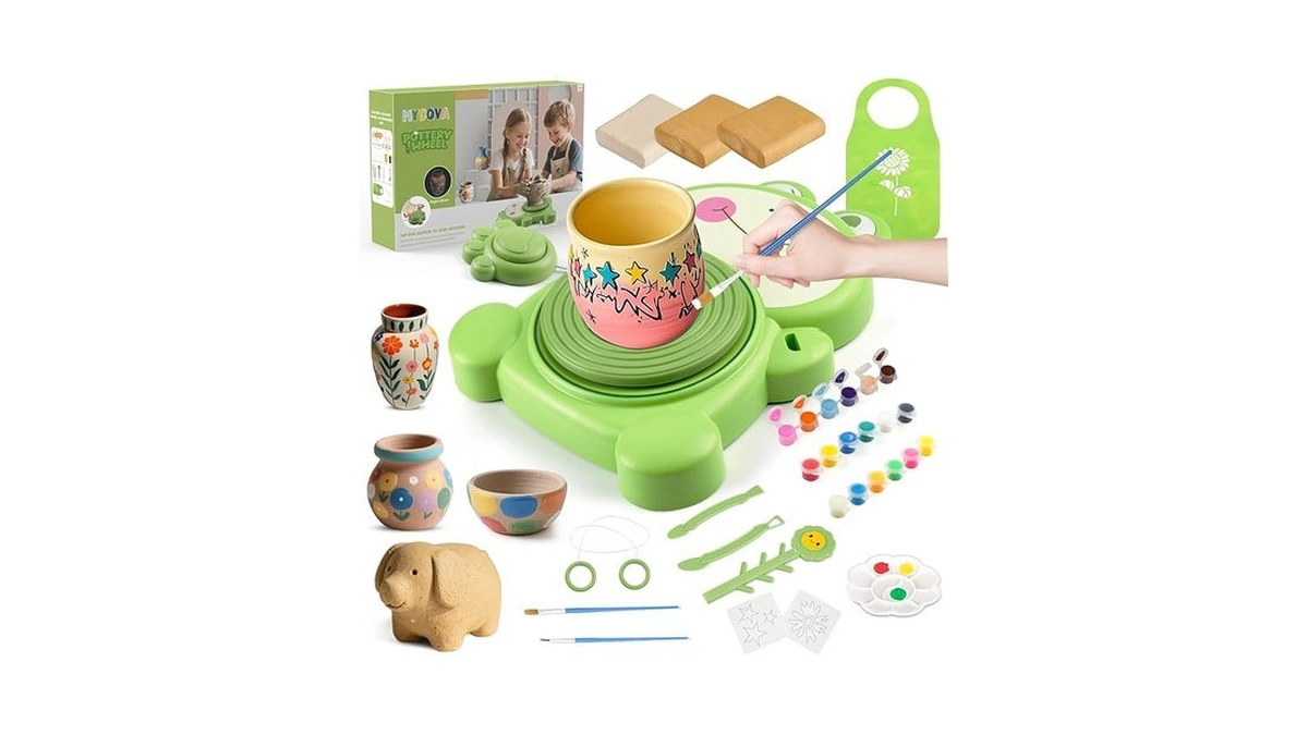 Amazon coupon: Pottery Wheel For Kids- Complete Pottery