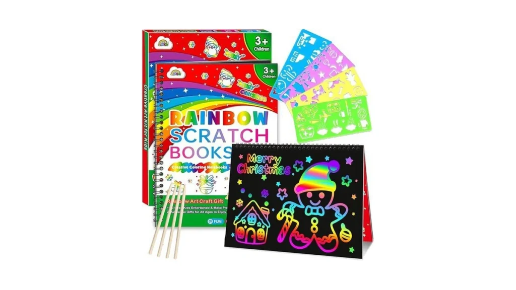 Amazon code: Zmlm Scratch Paper Art Craft 2 Pack Rain