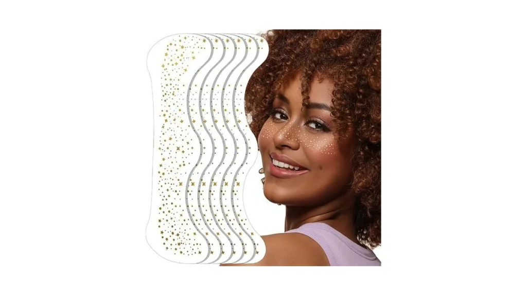 Amazon code: Fandamei 6pcs Glitter Freckles Face Glit
