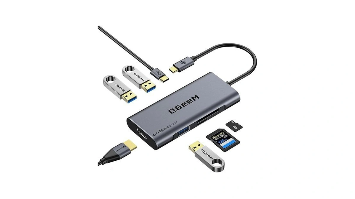 Amazon code: Usb C Hub Qgeem Usb 4k To Hdmi Adapter 7
