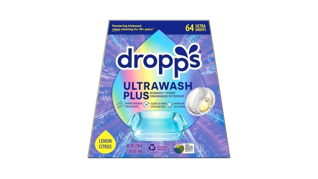 Amazon coupon: Dropps Ultrawash Plus Dishwasher Deterge