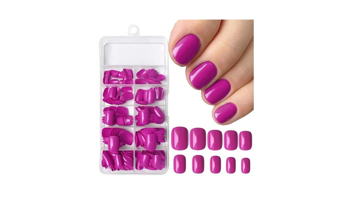 Amazon coupon: Addfavor 240pcs Press On Nails Short Squ