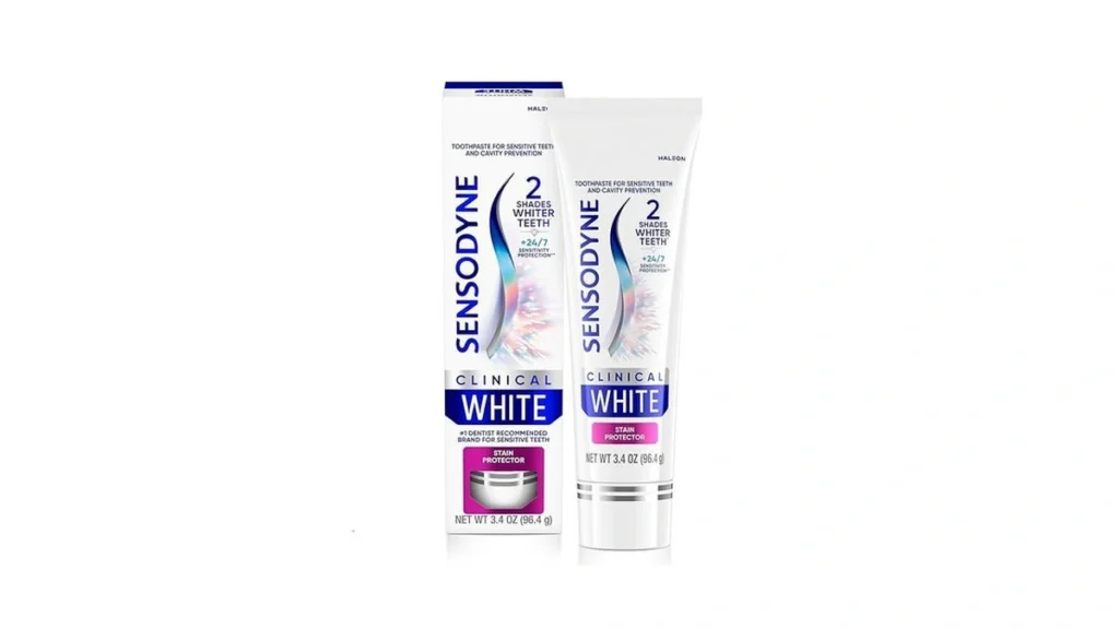 Amazon coupon: Sensodyne Clinical White Toothpaste Clin