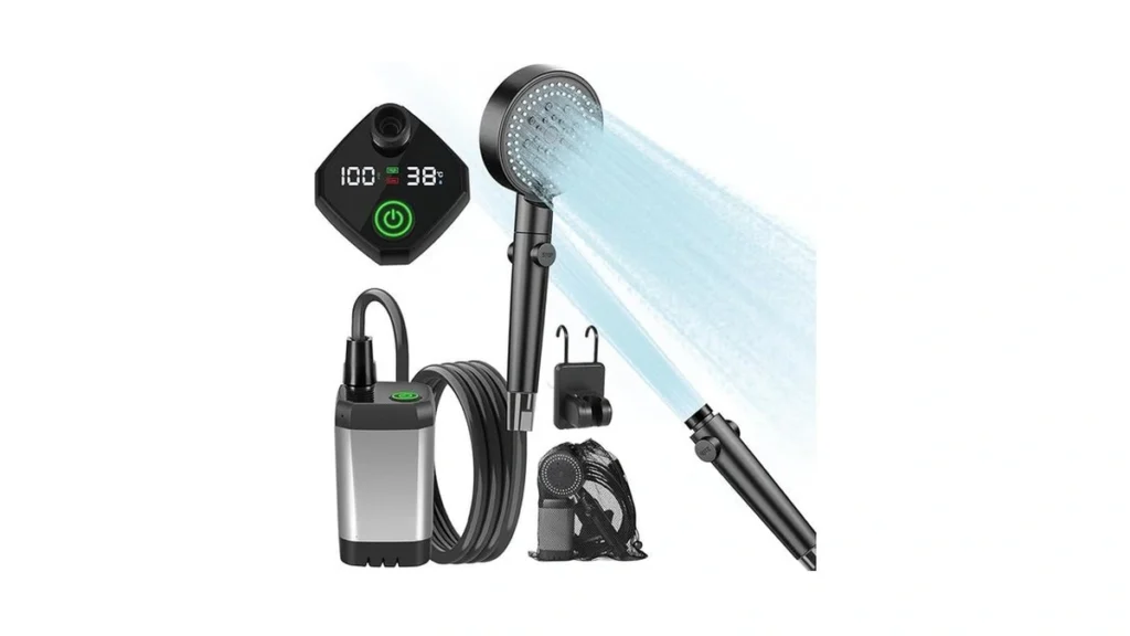 Amazon code: Alpswolf Portable Shower For Camping 600