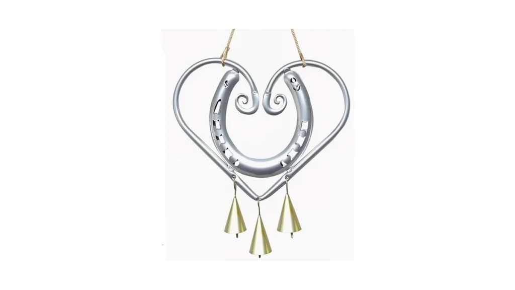 Amazon coupon: Lucky Love Wind Chime Retro Horseshoe Wi