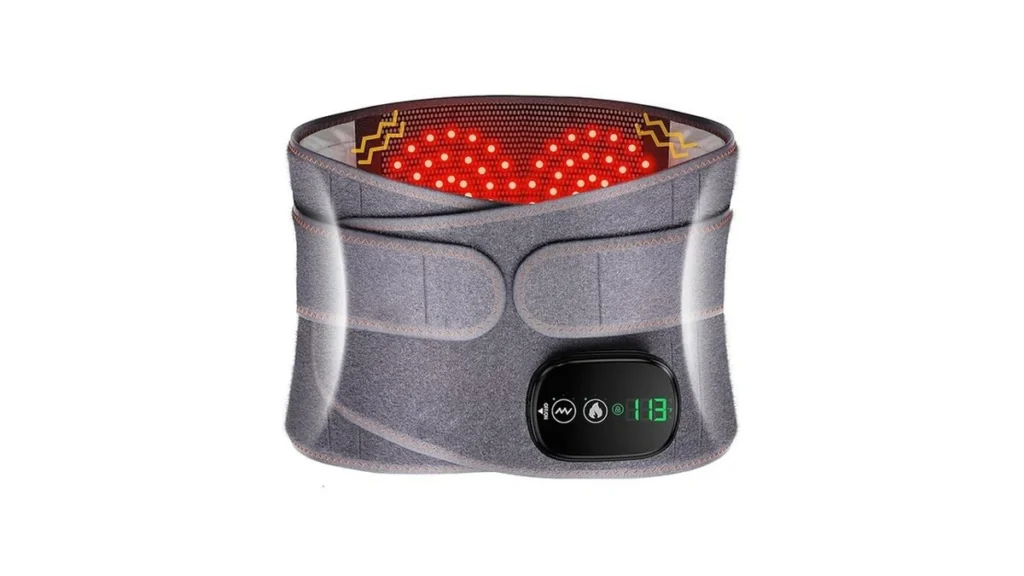 Amazon coupon: Lower Back Massager With Heat Heating Pa