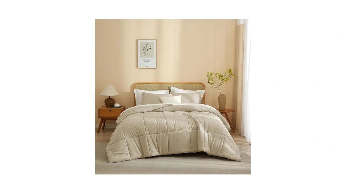 Amazon coupon: Amwan Box Stitched Comforter Set Full 3