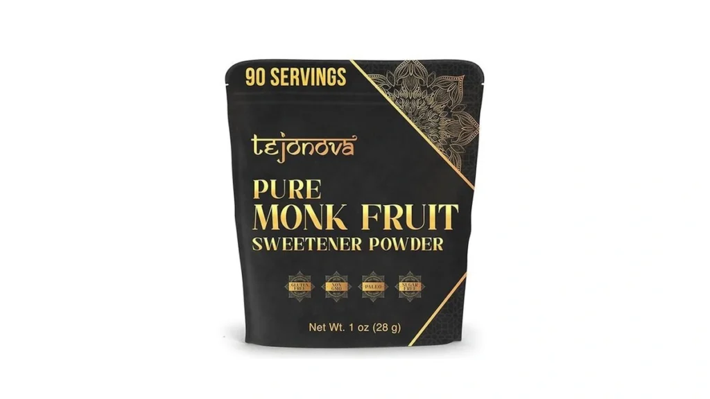 Amazon code: Tejonova Monk Fruit Sweetener 1 Oz Monk