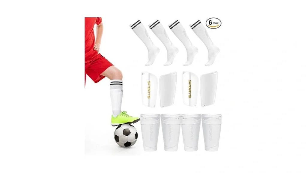 Amazon code: Vinsatin 2 Sets Soccer Shin Guards For Y