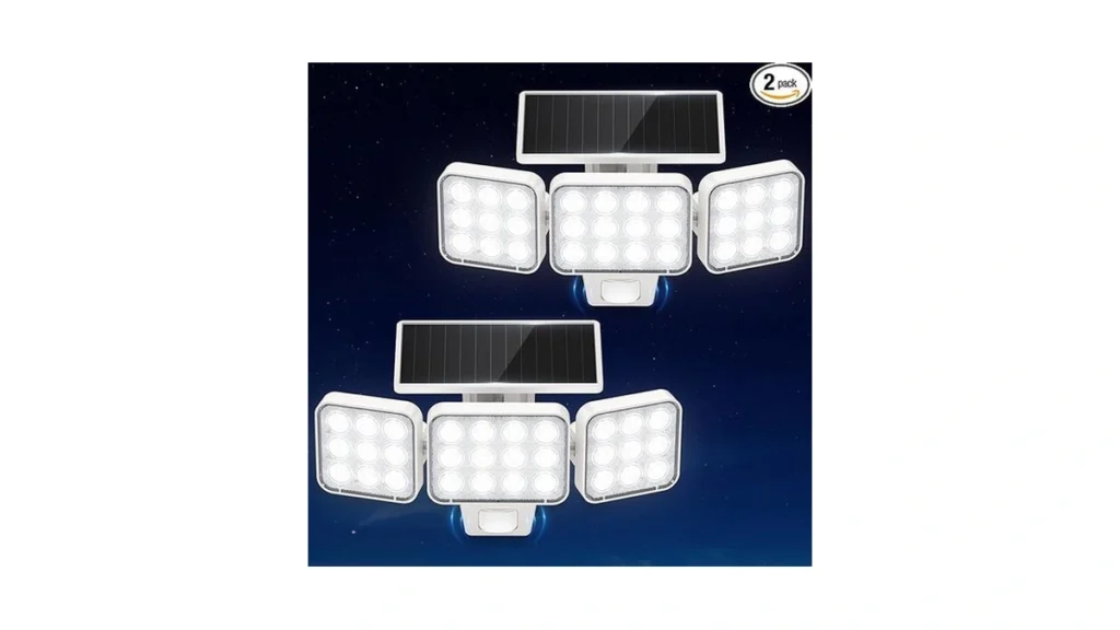 Amazon code: Wdtpro Solar Lights Outdoor Motion Senso