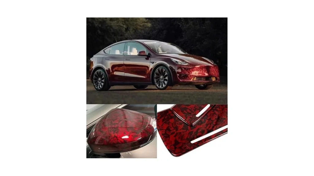 Amazon coupon: Yolockey Red Forged Gloss Carbon Fiber C