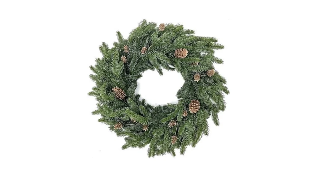 Amazon code: Artgar 22 Inch Christmas Cedar Wreath Ch