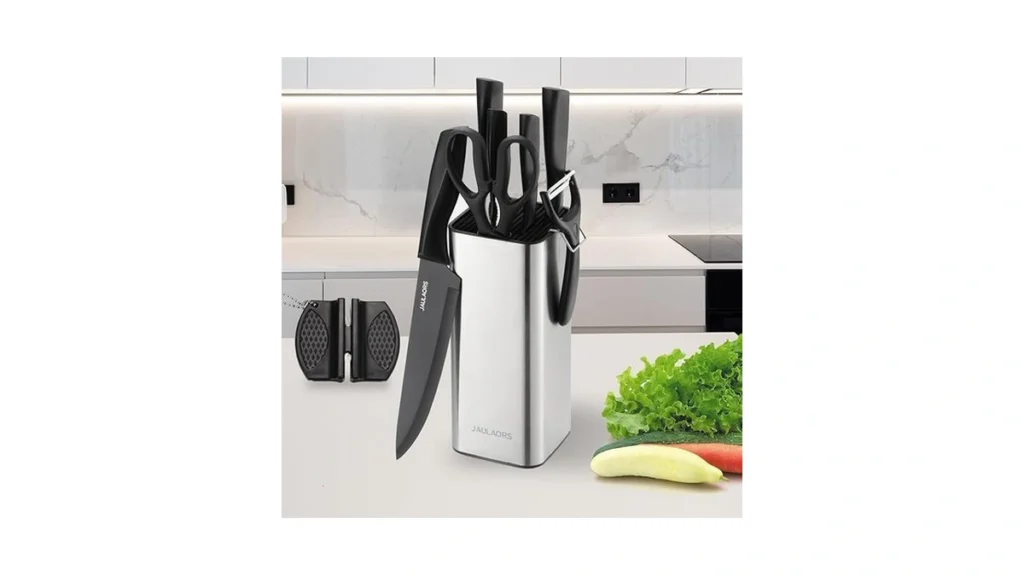 Amazon code: Jaulaors Knife Set 9 Pieces Knives Set F