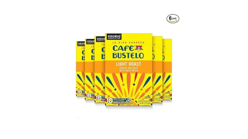Amazon coupon: Café Bustelo Light Roast Coffee 10 Ct K-
