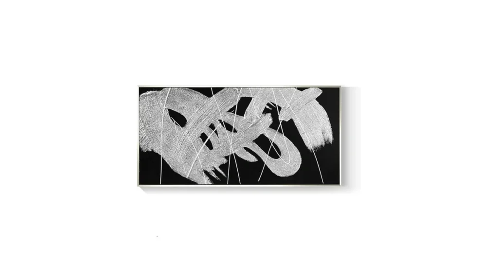 Amazon coupon: White And Black Abstract Handmade Textur