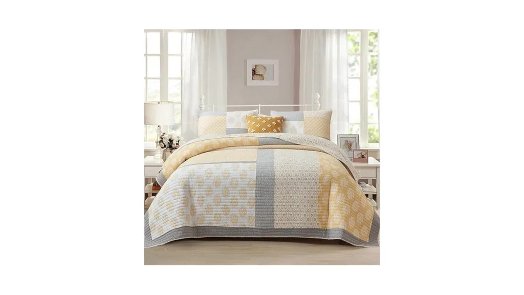 Amazon code: Y-plwomen Twin Quilt Set - 100 Cotton Li