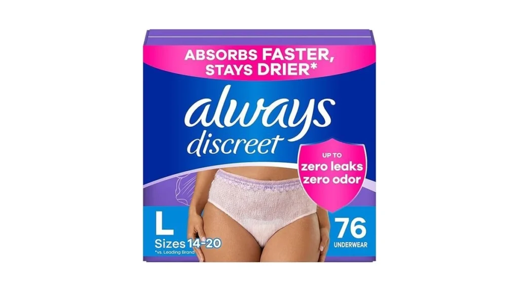 Amazon coupon: Always Discreet Adult Incontinence Under