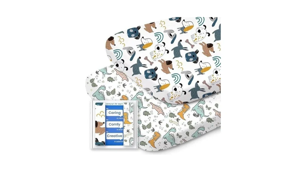 Amazon code: Bassinet Sheets For Baby Boy Girl Totbas