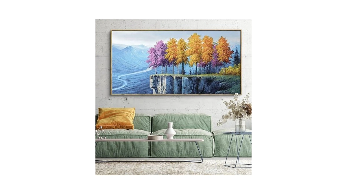 Amazon coupon: Yiijeah Modern Wall Art - Landscape Wall