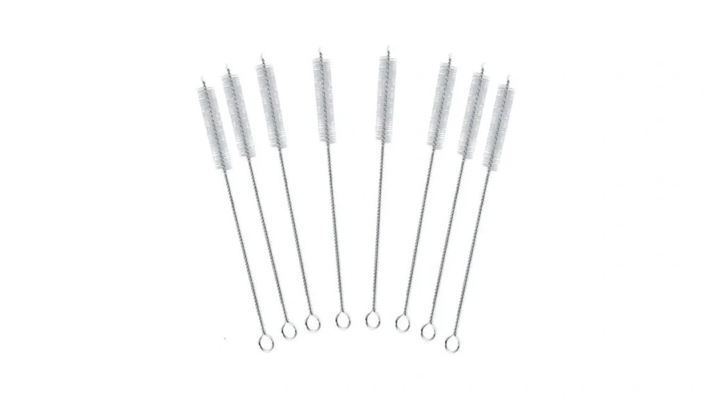 Amazon coupon: Long Straw Cleaner Brush Set Travel 8 Pa