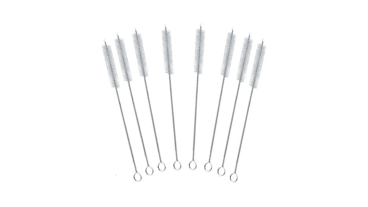 Amazon coupon: Long Straw Cleaner Brush Set Travel 8 Pa