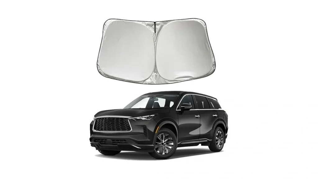 Amazon coupon: Szyuchen Car Windshield Sun Shade Sunsha