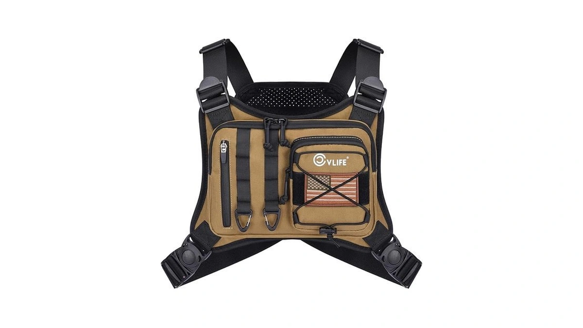 Amazon code: Cvlife Outdoor Chest Bag For Men Tactica