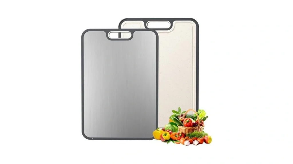 Amazon code: Titanium Cutting Board With Smooth Dual-