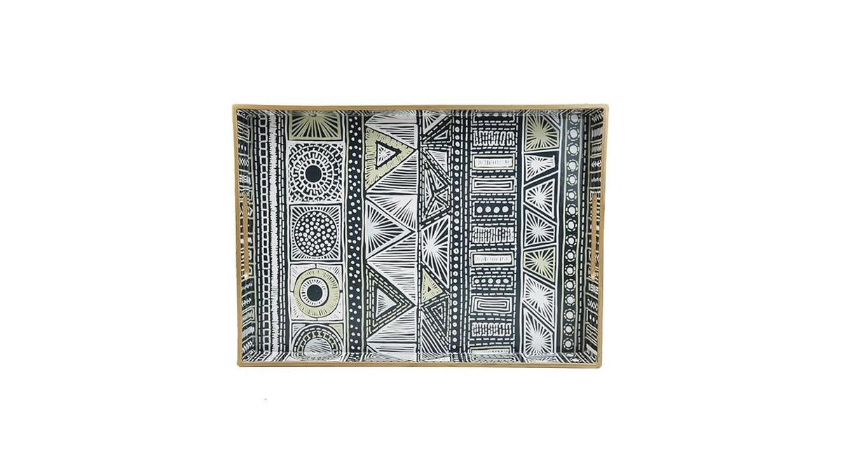 Amazon code: Leemxiiny Boho Decorative Trays With Han