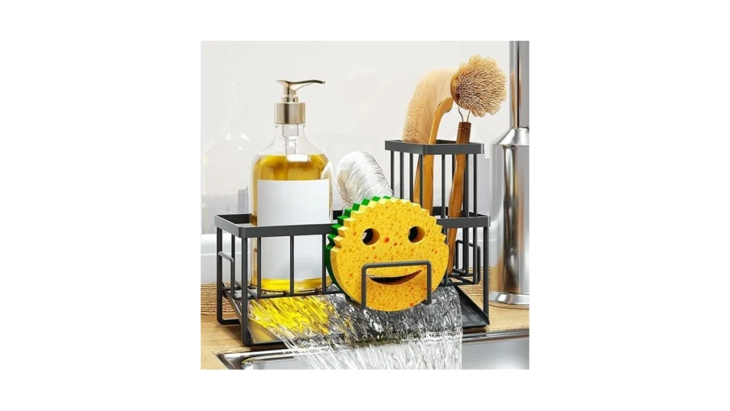 Amazon code: Youfala Sink Caddy Organzier Sponge Hold