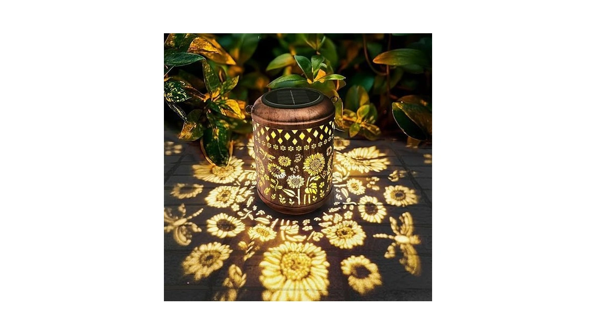 Amazon code: Solar Outdoor Lanterns Sunflower Gardend