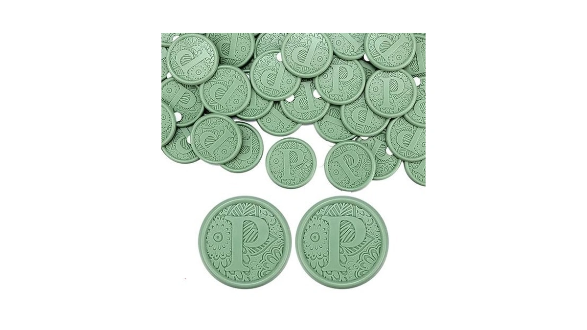 Amazon code: Yoption 50 Pcs Botanical Letter Wax Seal