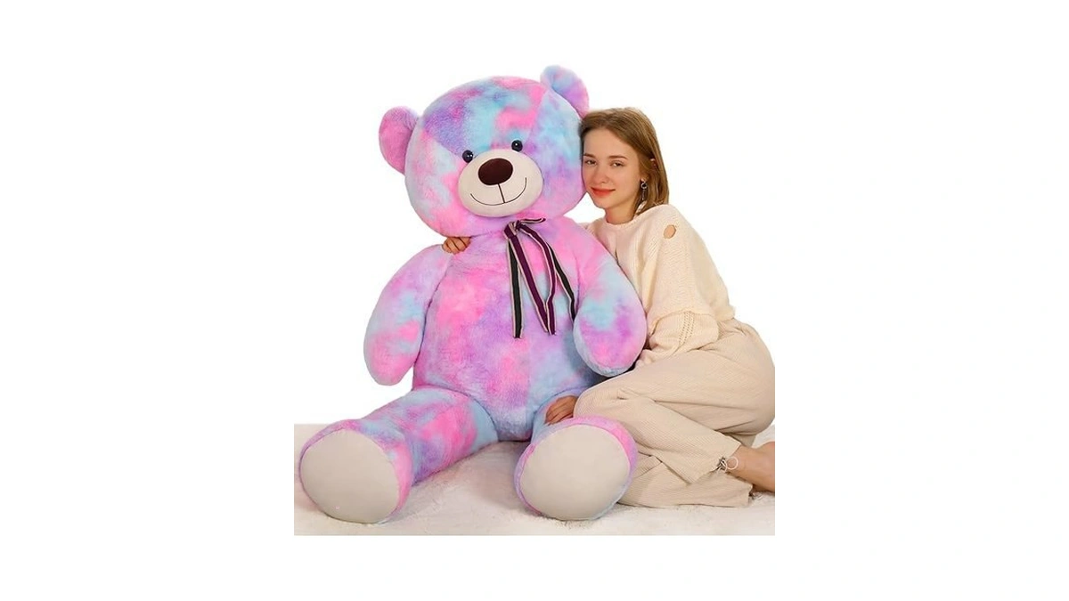Amazon code: Tezituor Big Teddy Bear Giant Rainbow Pu