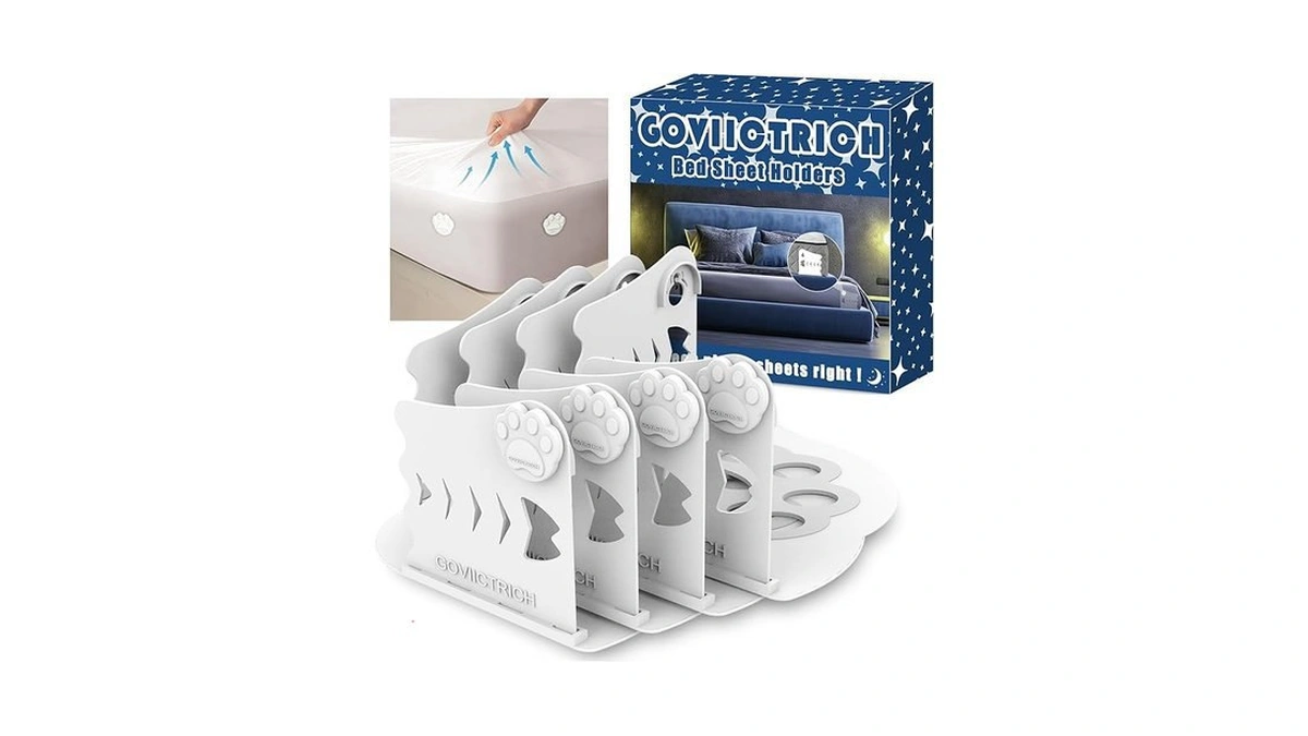 Amazon code: Bed Sheet Holders For Corners Fitted She