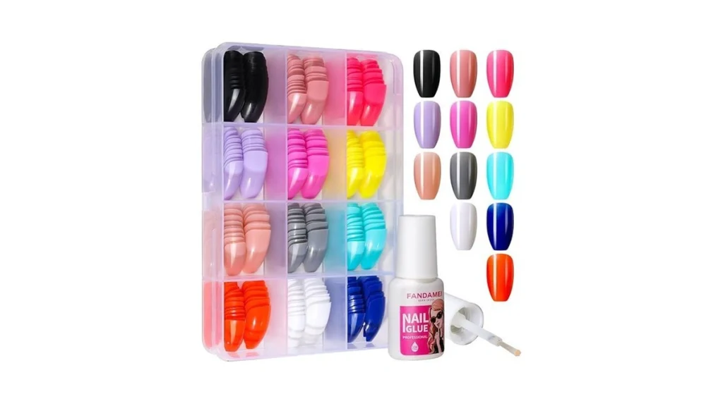 Amazon code: Fandamei Press On Nails Medium 12 Packs