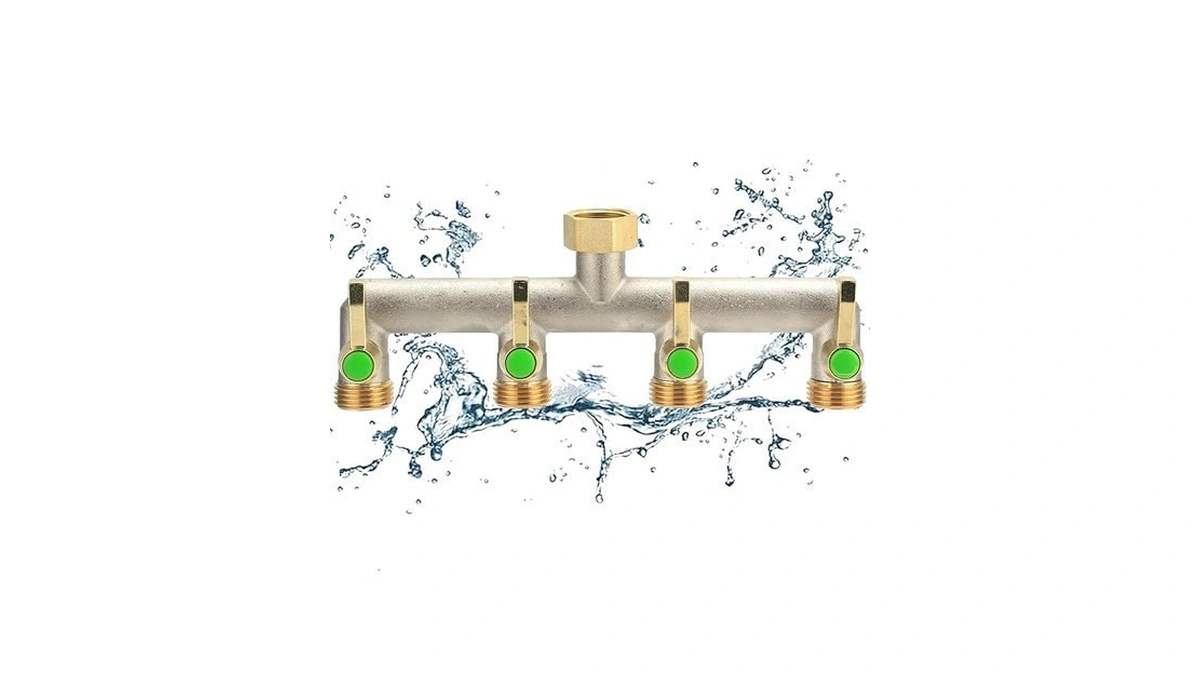 Amazon code: Brass Garden Hose Splitter 4way -outdoor