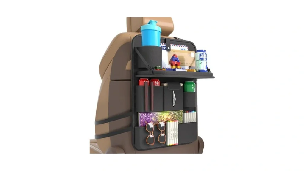 Amazon code: Gmq Backseat Car Organizer With Tray Bac