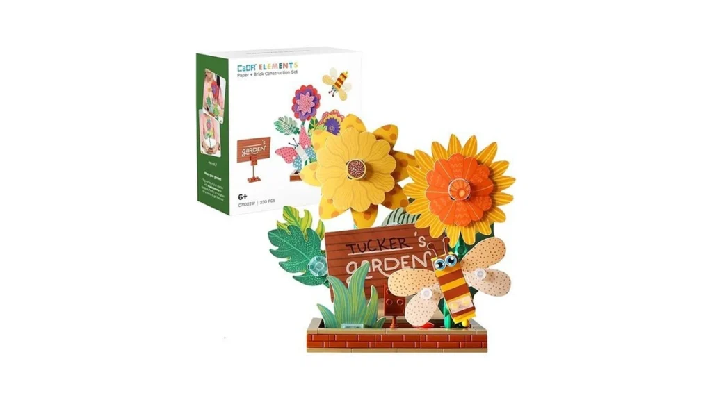 Amazon code: Cada Flower Garden Building Toys Paper B
