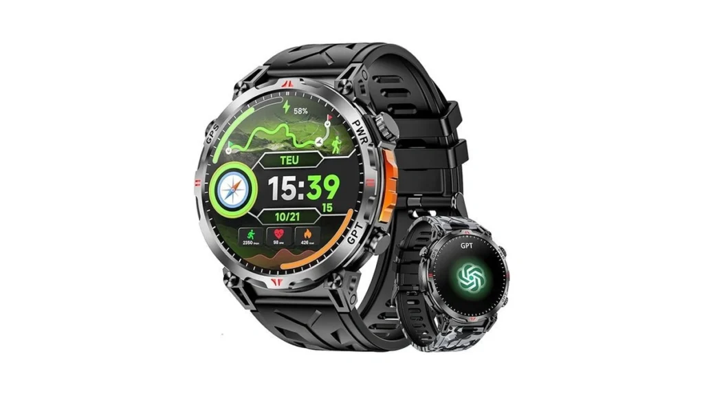 Amazon coupon: Military Smart Watch With Gps Compass Sm