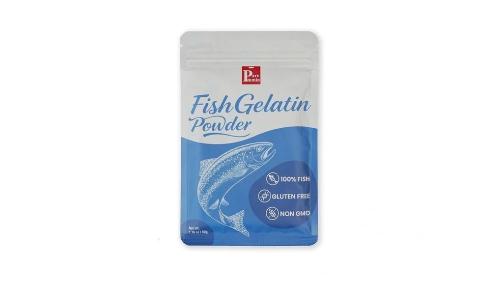 Amazon code: Paremmin Fish Gelatin Powder 250 Bloom -