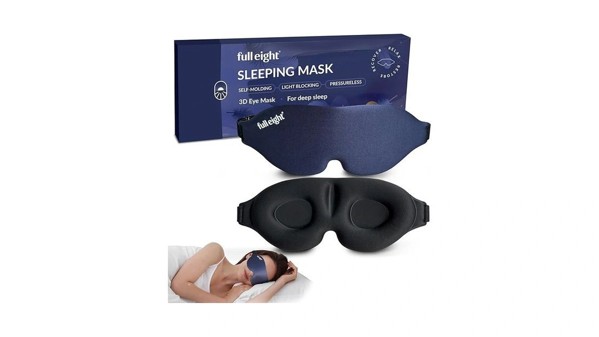 Amazon coupon: Light Blocking Sleep Mask For Men Women